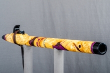 Yellow Cedar Burl Native American Flute, Minor, Low E-4, #N28I (6)